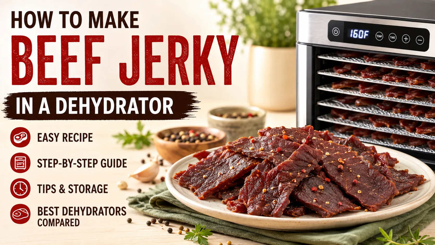 How to Make Beef Jerky in a Dehydrator