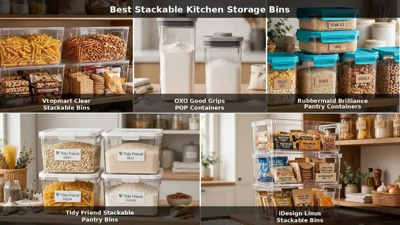 Best Stackable Kitchen Storage Bins 2026